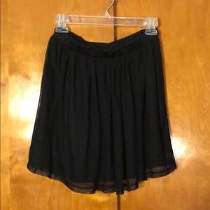 Black skirt